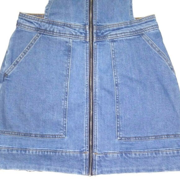 NWOT Wild Fable Denim mini dress overall Y2K style - Picture 5 of 12